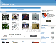 Tablet Screenshot of engineeringmotion.com
